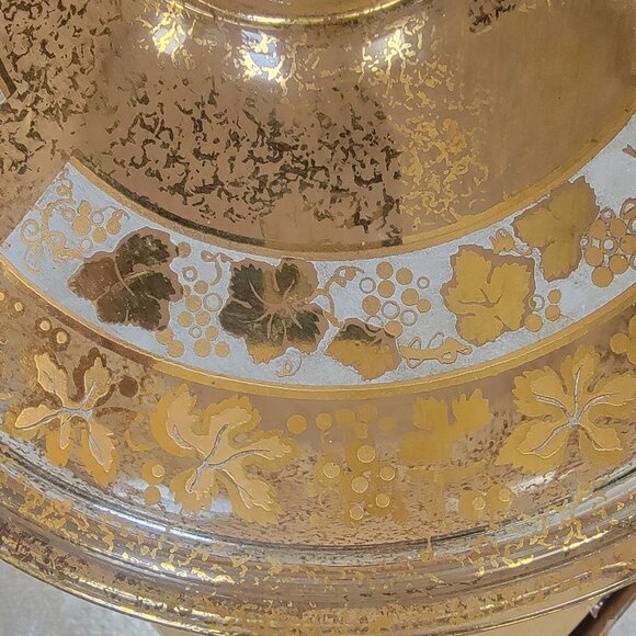 VTG 50s GEORGES BRIARD Fire King CHAFING DISH/CASSEROLE SERVING MCM - Picture 12 of 14